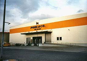 Papierterminal/Bürogebäude Firma Pohl & Co. in Köln - Nieht - Hafen